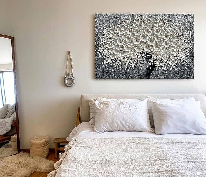 3d Heavy Textured Tree Painting | Handmade Painting Abstract Painting 5