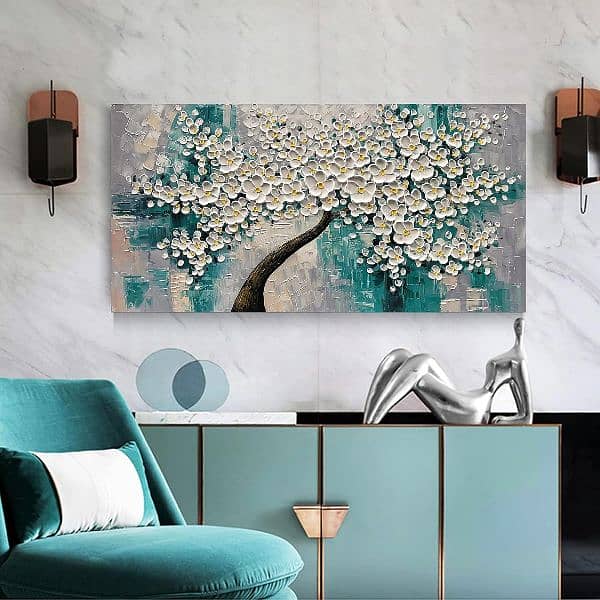 3d Heavy Textured Tree Painting | Handmade Painting Abstract Painting 7