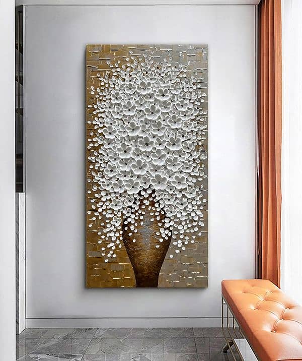 3d Heavy Textured Tree Painting | Handmade Painting Abstract Painting 17