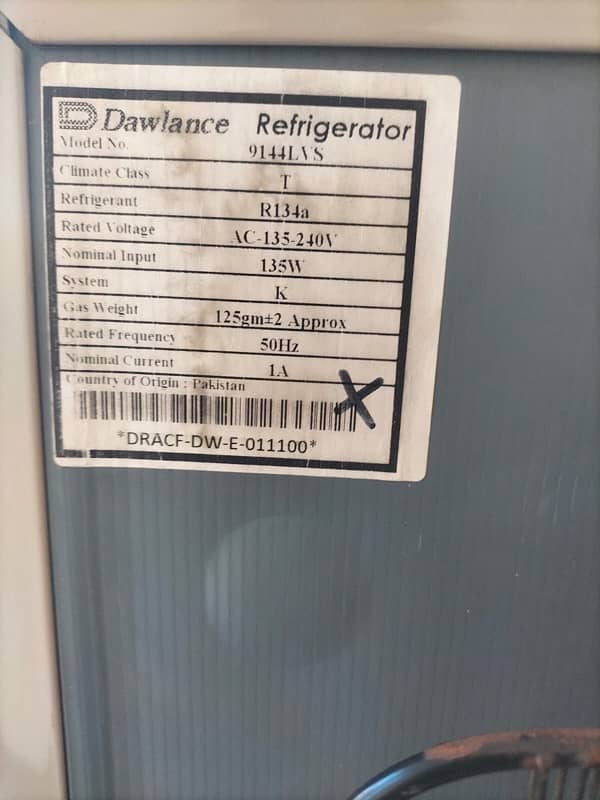 Dawlance Refrigerator For sale 5