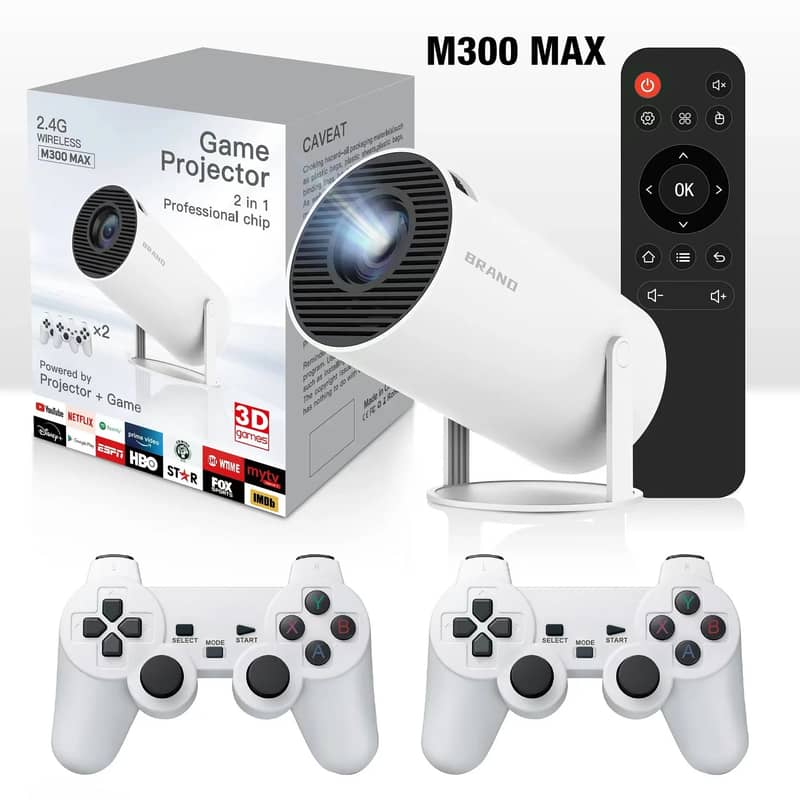 M300 MAX Projector Android 11 + 46000 Games 1