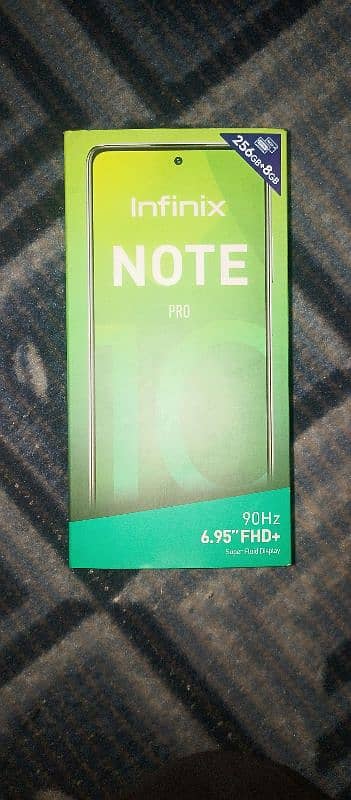 Infinix note 10 pro rear use 10/10 condition 8.256 6