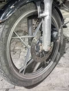 Suzuki 150 alloy rims with tyre