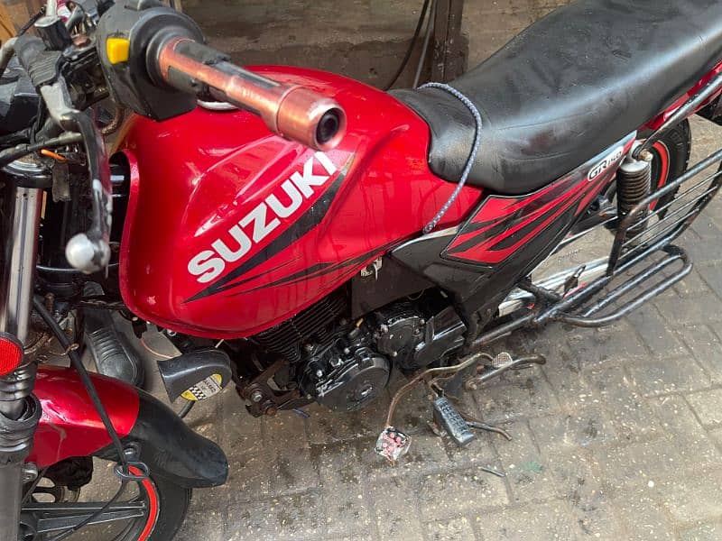 suzuki gr 150 lahore number final price no bargain 11