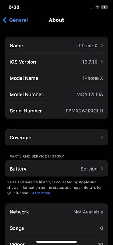 IPHONE X non pta factory unlock 7