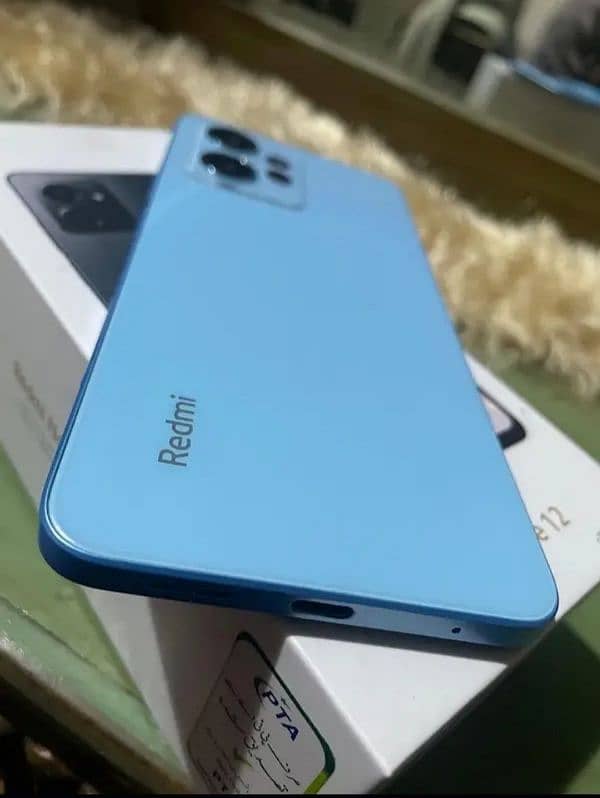 Redmi note 12 just box open only zero phone 0