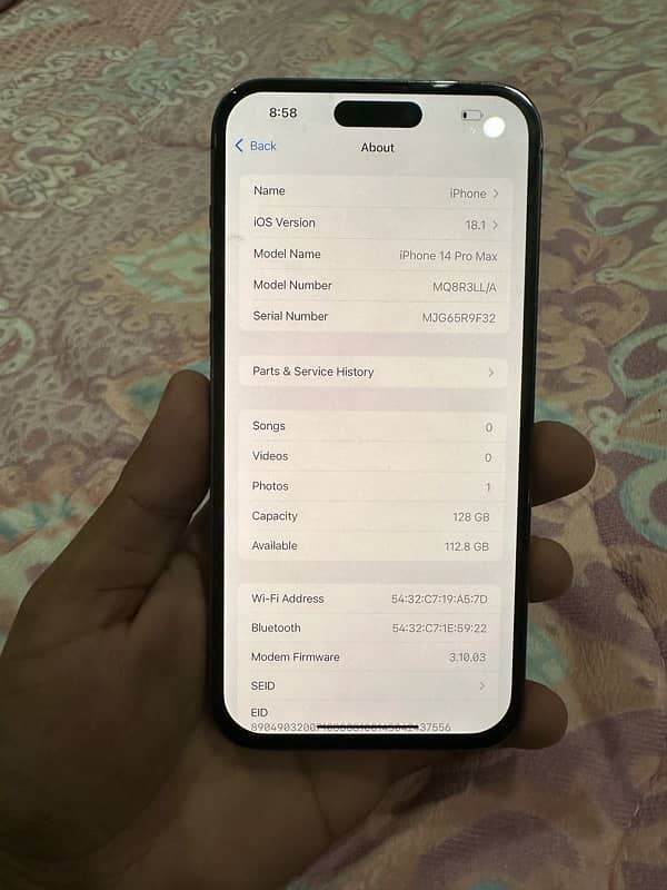 iphone 14 pro max 128gb factory unlock display message 3