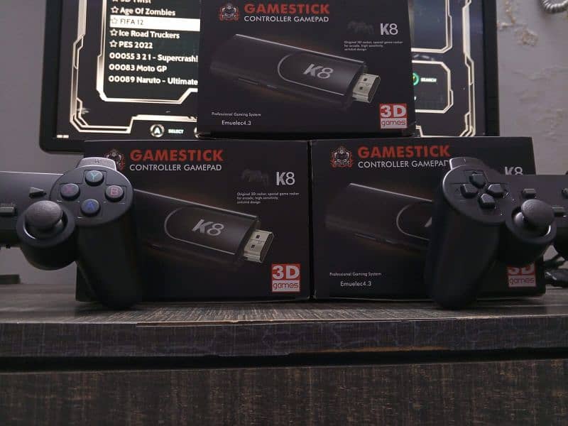 LATEST MODEL K8 GAMING STICK 40,000 + GAMES 3