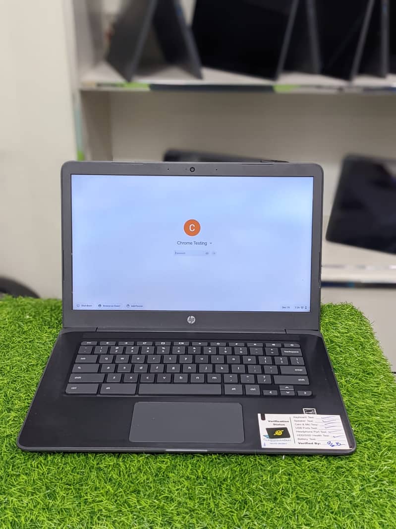 Hp Chromebook 14G5, 4GB RAM & 32GB Storage With Built-in Playstore. 0