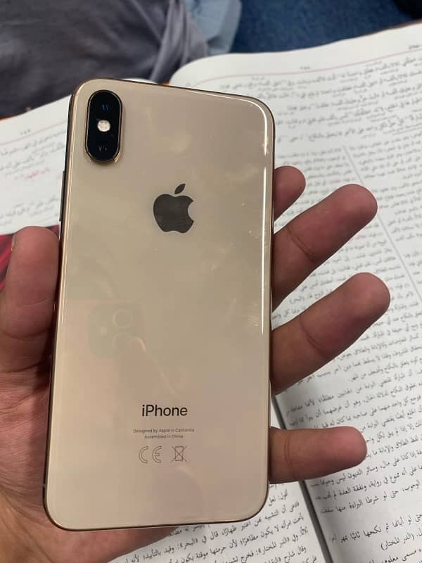 iPhone Xs 256GB Gold PTA Official Approved 10/10 All Okay URGENT SALE 0