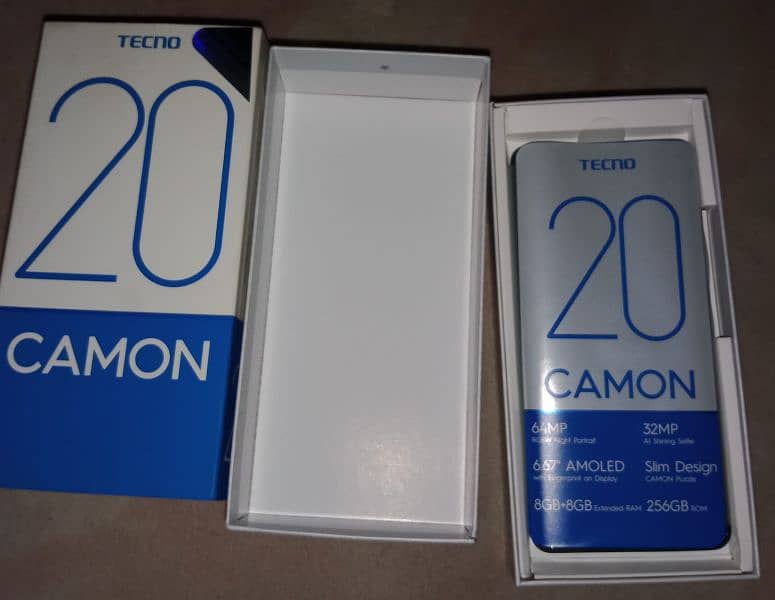 tecno camon 20 . . / 8+8.256  . 10/10. condition all saman available 3