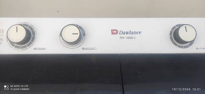 DW 10500c dawlance washing machine 0