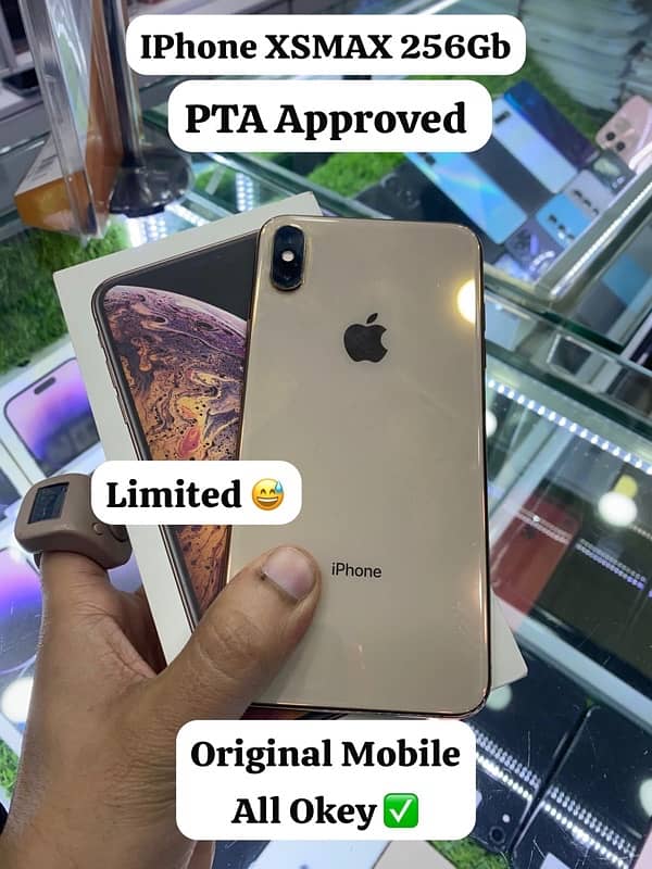 IPhone Xsmax (Dual PTA Approved) 0