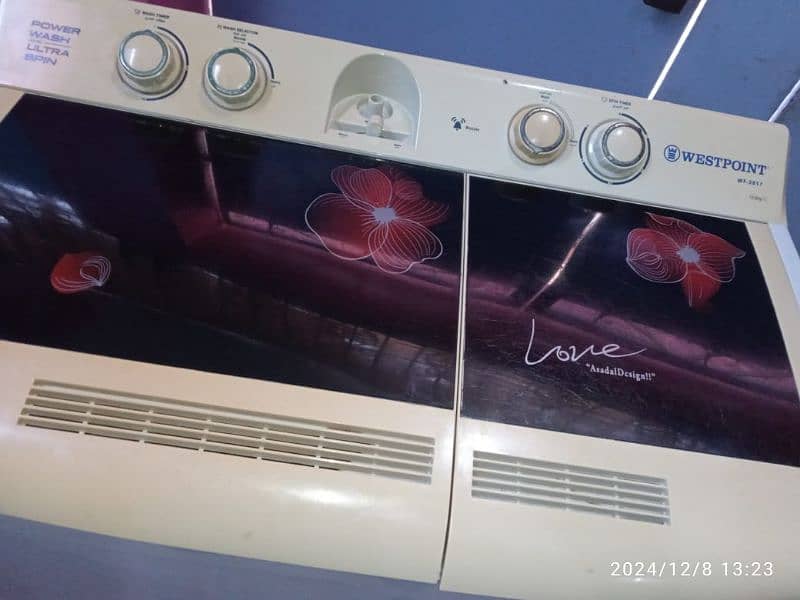 Wespoint washing machine twin tub model number WA 3