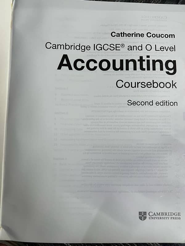 Cambridge Accounting Book 1