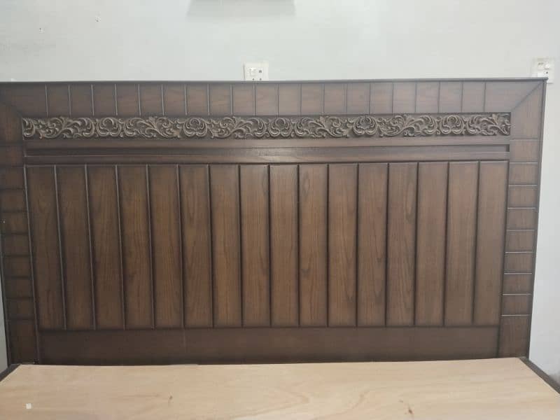 wooden bed 3months used in good condition 0