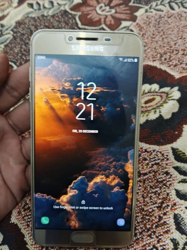 Samsung galaxy c5 GOLD with box 4/32* 1