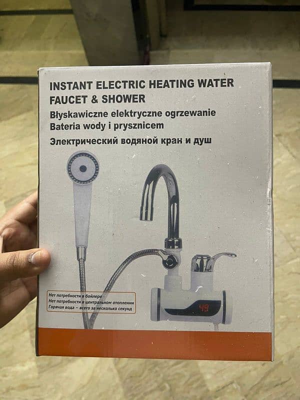 Instant water heater tap 2