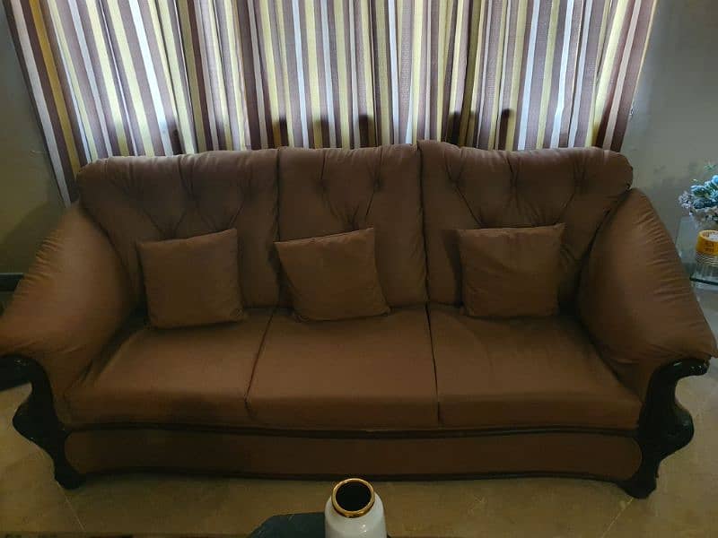 5 seater leather sofa set 0