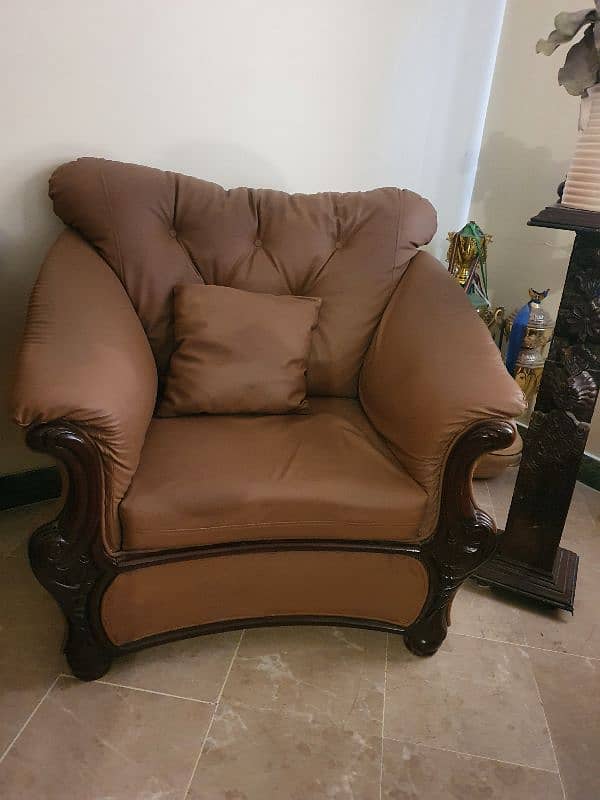 5 seater leather sofa set 2