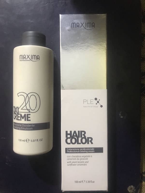 maxima hair colour 100ml chratin formula 03701411296 3