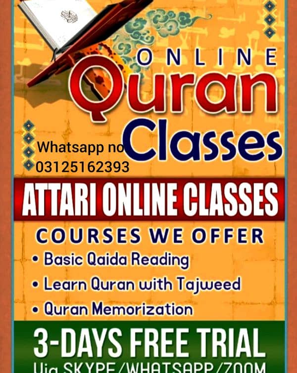 I'm online Quran teacher for students and adults. 0