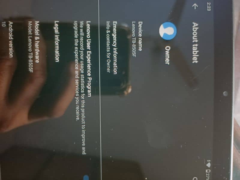 Lenovo Tab for sale 8