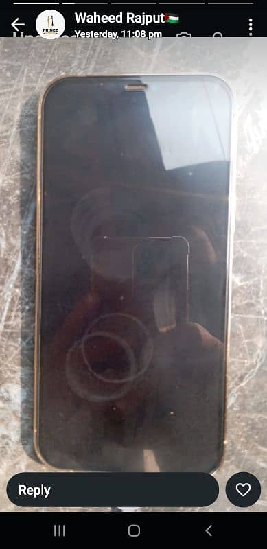 IPHONE 12 PRO MAX 256GB GOLD PTA APPROVED With box cabel 3