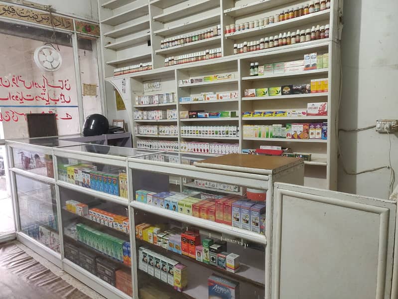 Running Homoeopathic Clinic Setup For SALE in Rental Shop 9