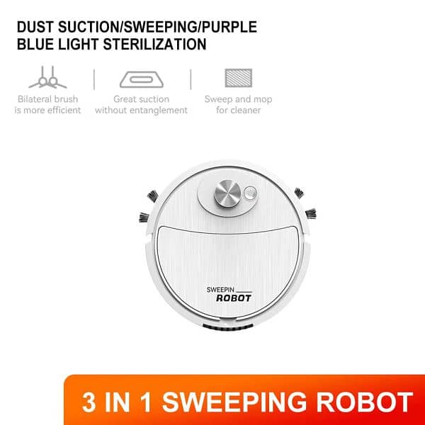 Portable Mini Wireless Smart Sweeping Robot 9