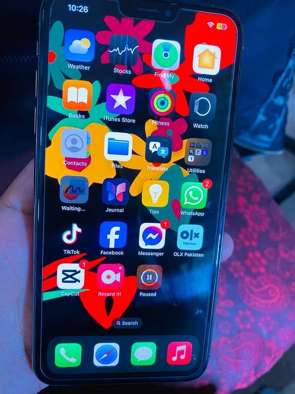 iPhone x max 256 Gb pta 0