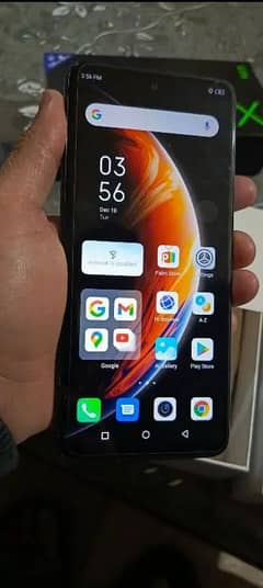 infinix zero x new good condition no open no raper one hand use 8/128