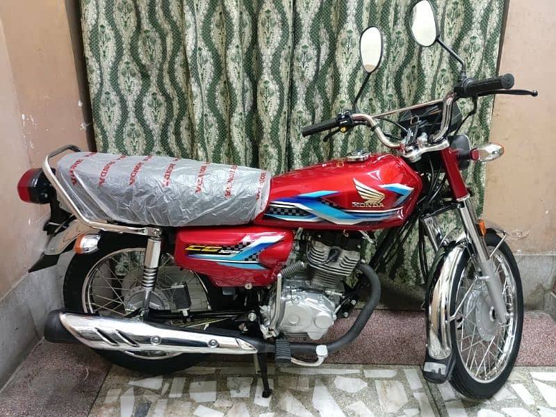 Honda CG 125 2024 Model Applied For 10 by 10  (0/3/2/1/8/5/2/0/0/5/6) 0