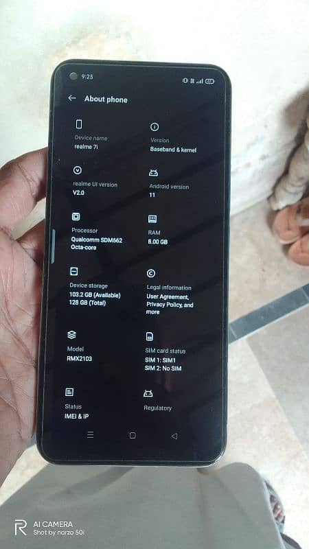 realme 7i   8/128 with box sell and xchange 7