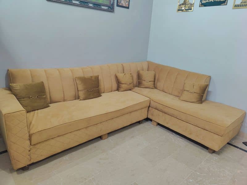 L shape sofa set 0