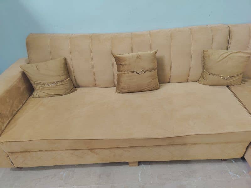 L shape sofa set 2