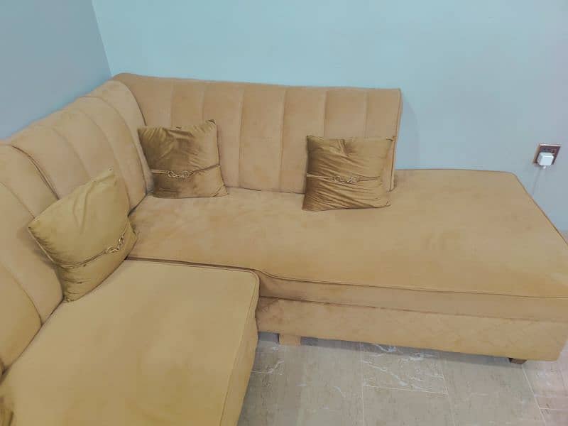 L shape sofa set 3