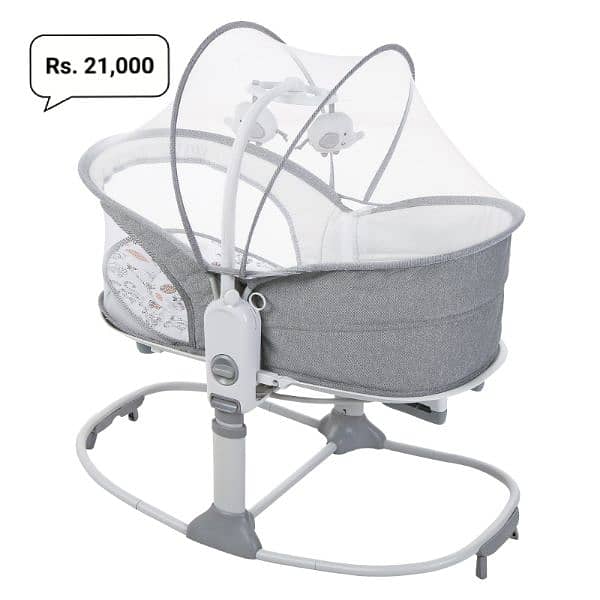 Mastela 3 in 1 & 4 in 1 Deluxe Multi a functional Bassinet for Babys 2