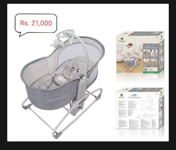 Mastela 3 in 1 & 4 in 1 Deluxe Multi a functional Bassinet for Babys 3