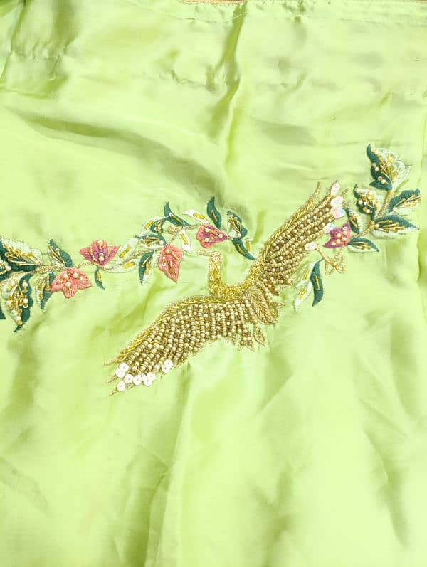 Adda work Silk Saree for sale in Lahore 0