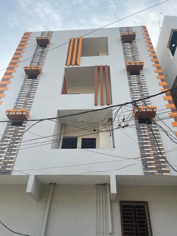 BRAND NEW NEW FLAT 2 BED DD 2ND FLOOR NEAREST TO MAIN RASHID MINHAS ROAD FOR SALE 2