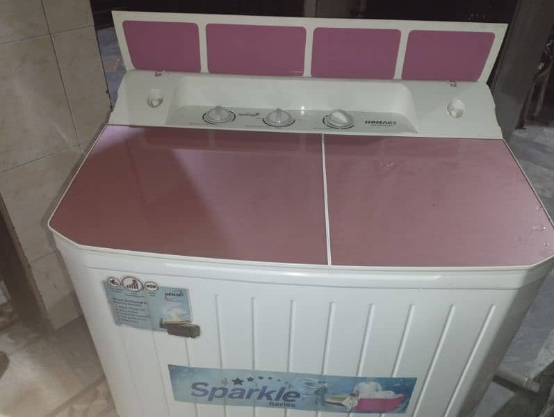 Homage semi Automatic Glass Door Washing machine 1