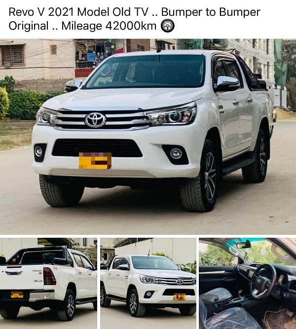 TOYOTA HILUX REVO 2021 OLD JUST ZERO CONDITION 8