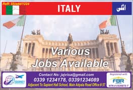 GET A JOB IN ITALY