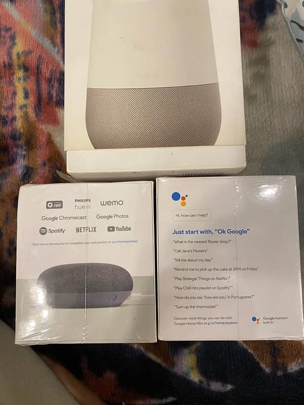 google home & home mini nest hub 4