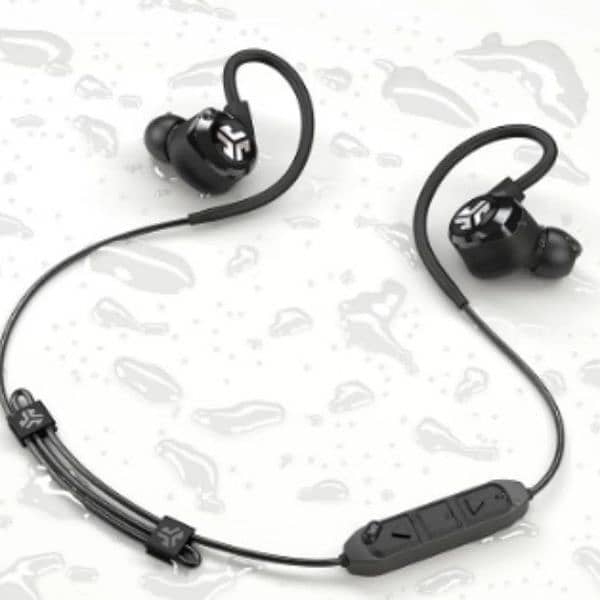 JLab audio fit sport 3 fitness wired earbuds 0