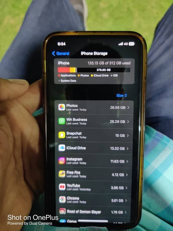 iphone 11 promax 512Gb Dual Pta approved for sale 7