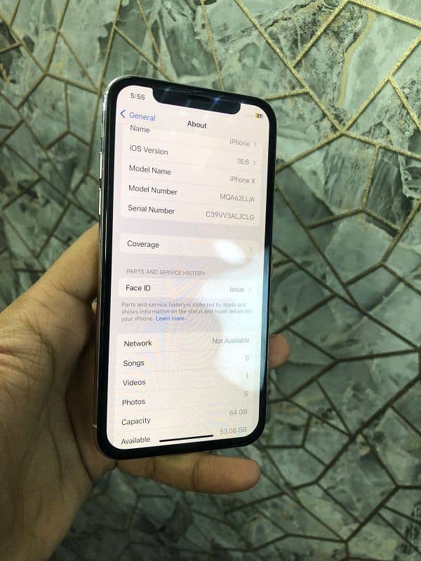 iPhone X 64gb pta approved 3