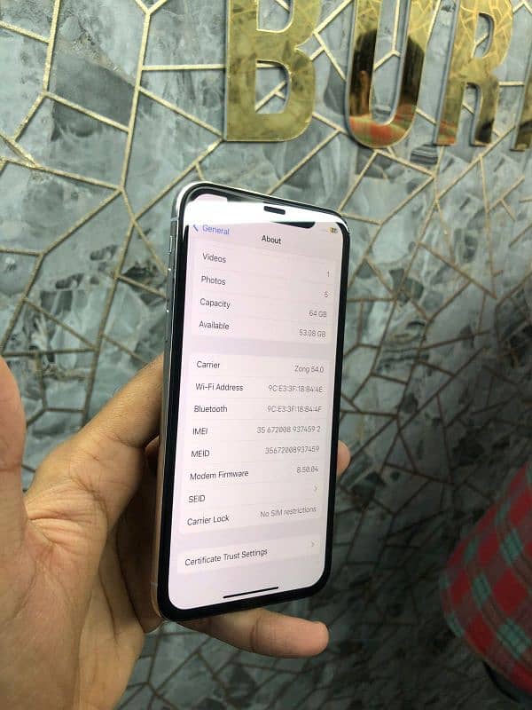 iPhone X 64gb pta approved 4