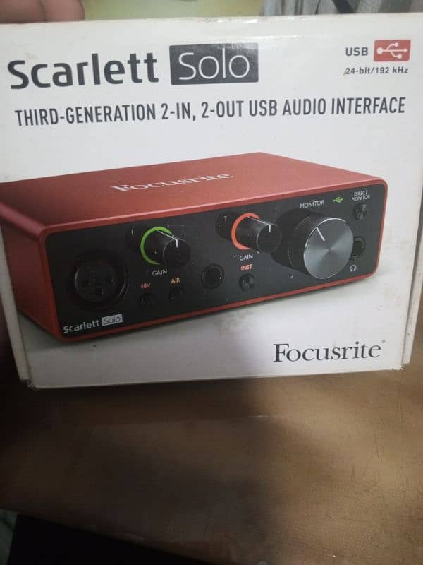 Focusrite Scarlett third generation audio interface 1